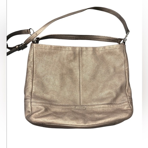 Coach hand bag crossbody bag gold vintage - Picture 5 of 12